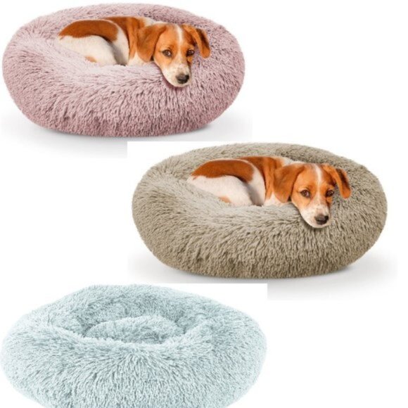 Precious Tails Luxury Plush Pet Beds HP 🆕Grey Blue Pink HOST PICK 🆕😮⚡🚚 - Picture 2 of 11